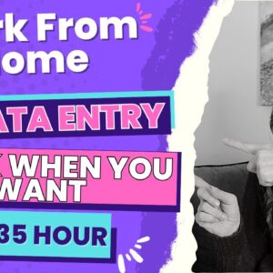 Part-Time Set Your Own Schedule Data Entry + More Work From Home Jobs | $18 - $35 Hour | No Degree