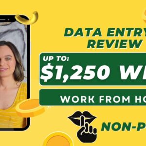 $800 - $1,250 Week Non-Phone Data Entry & Data Review Work From Home Jobs | No Degree Needed | USA