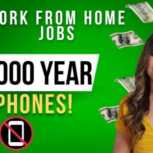 6 Non-Phone & No College Degree Remote Work From Home Jobs | $70,000 Year Monitoring Social Media